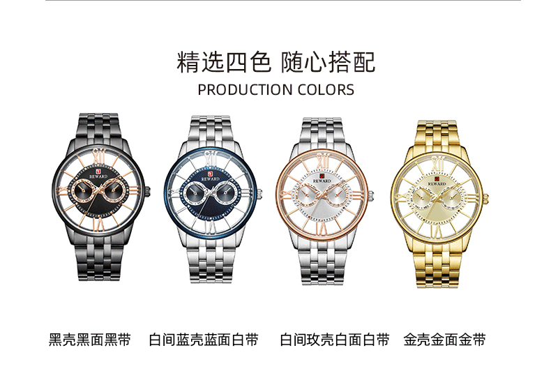 透視表盤個(gè)性紀(jì)念石英手表OEM